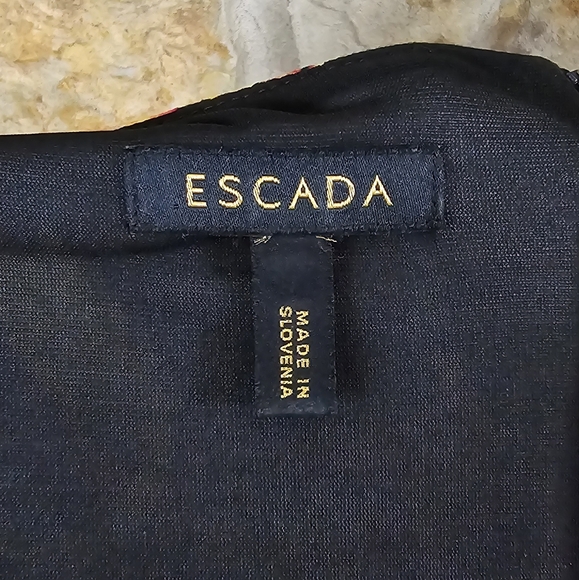 Escada Floral Sheath Dress - Picture 5 of 6